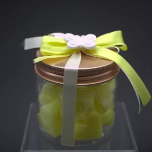 Vaso 10 saponi decorato - Limone