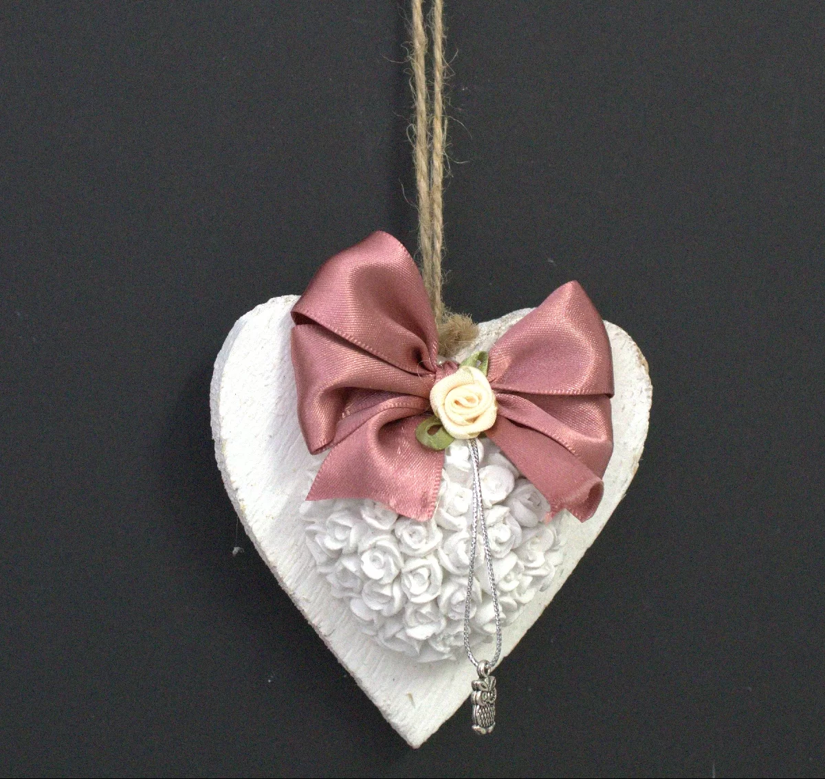 Bouquet in ceramica decorato