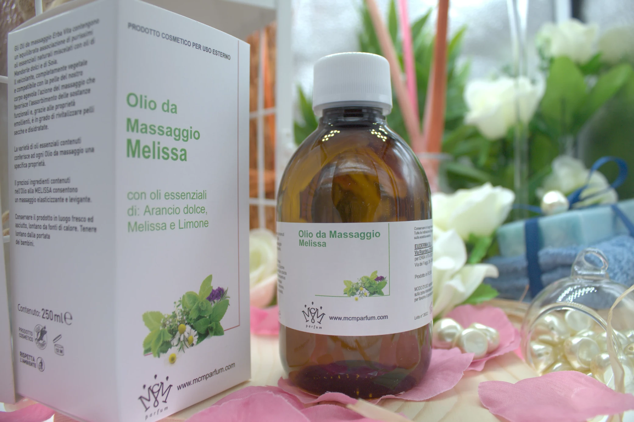 Olio corpo alla melissa