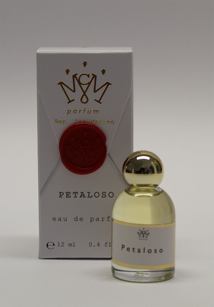 Profumo Petaloso – bottiglia con note di Bergamotto, Patchouly e Vaniglia