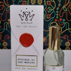 Profumo Rugiada di San Marino – bottiglia con note di Melangola, Limone e Vaniglia
